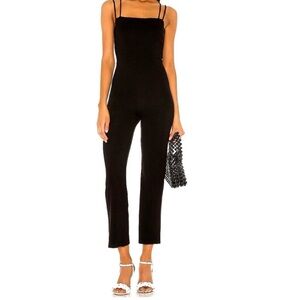 Lovers + Friends Robin Black Strappy Jumpsuit